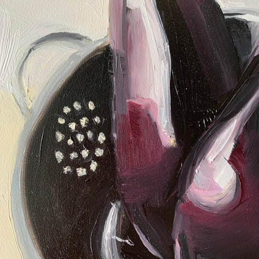 Eggplants And Colander