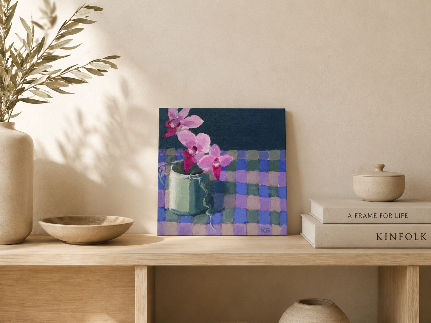 Checks and Orchids