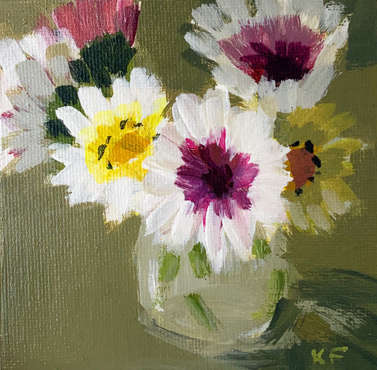 Gazanias in a Jar