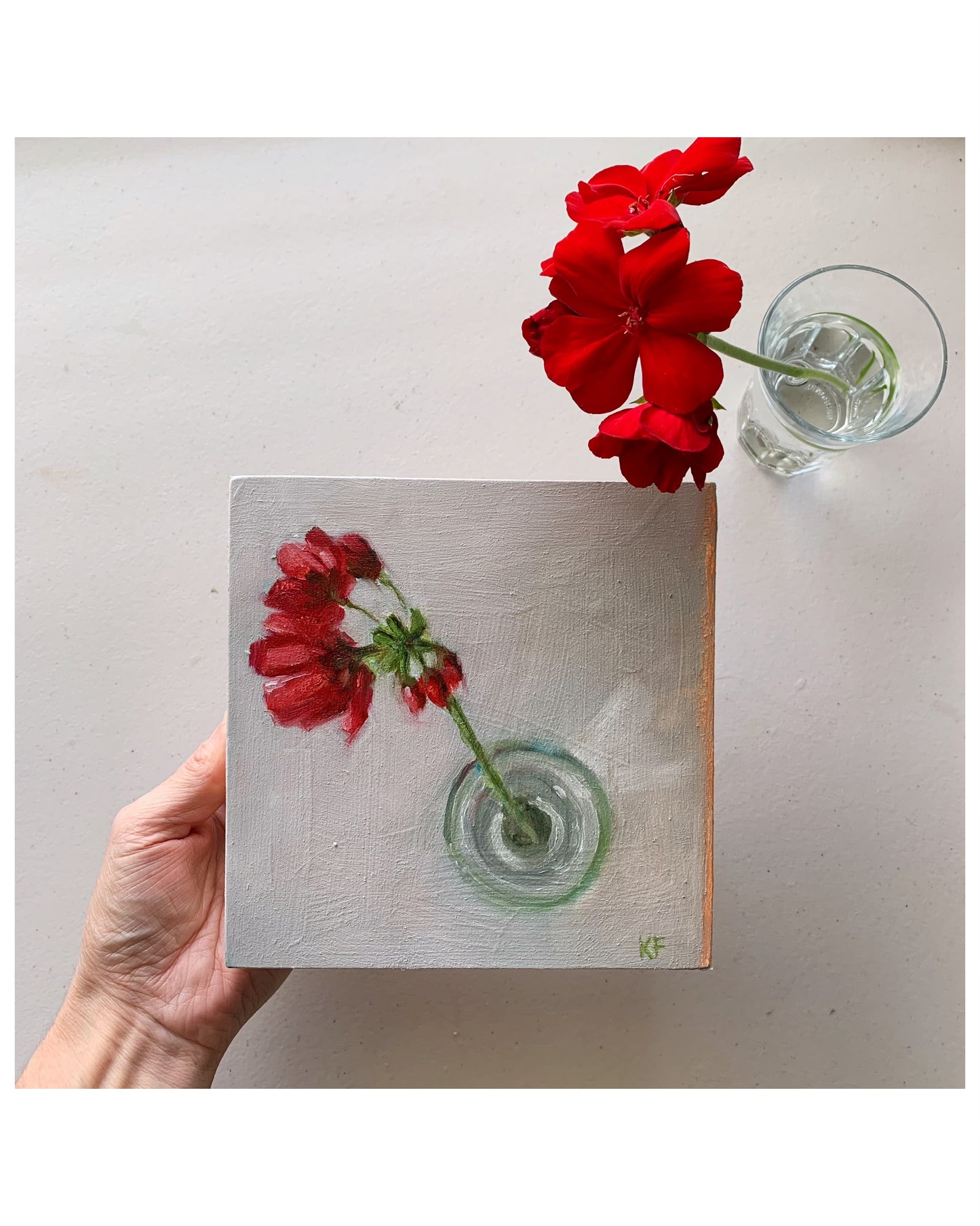 Geranium in a Glass
