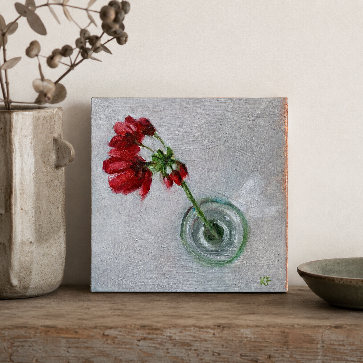 Geranium in a Glass